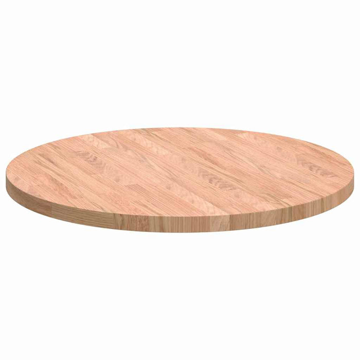 Placă de masă Maro deschis Ø 60 x 2.5 cm Lemn de stejar masiv - WALTI WALTI