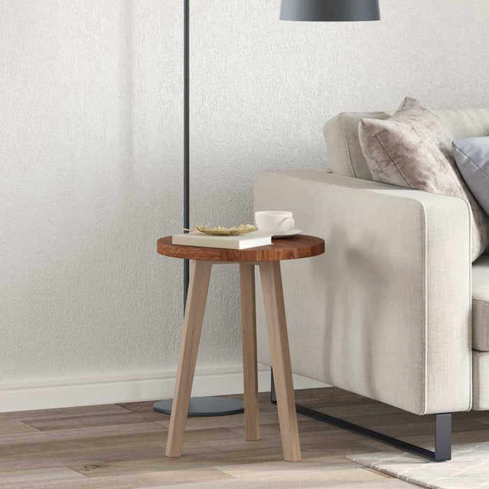 Placă de masă Maro închis Ø 40 x 2.5 cm Lemn de stejar masiv - WALTI WALTI
