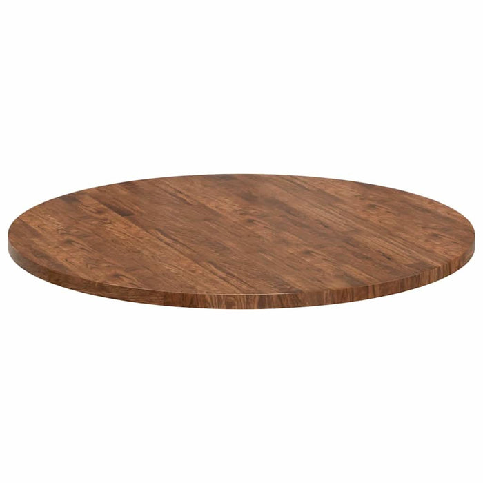 Placă de masă Maro închis Ø 90 x 2.5 cm Lemn de stejar masiv - WALTI WALTI