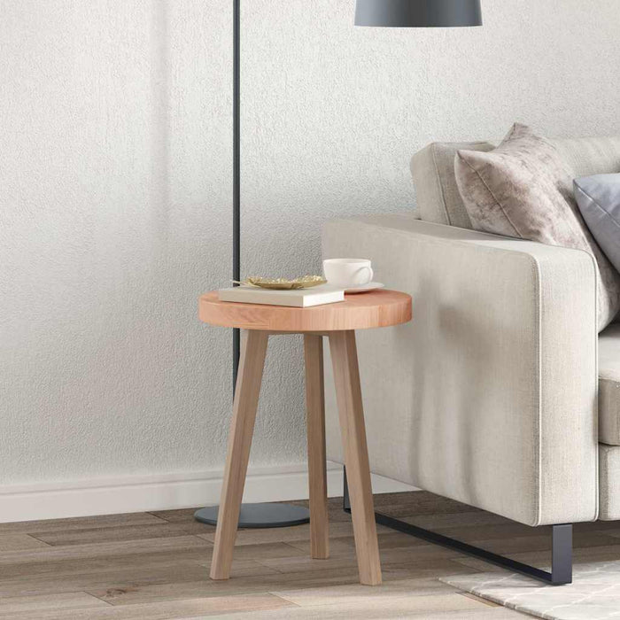 Placă de masă Maro deschis Ø 40 x 4 cm Lemn de stejar masiv - WALTI WALTI