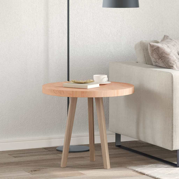 Placă de masă Maro deschis Ø 60 x 4 cm Lemn de stejar masiv - WALTI WALTI