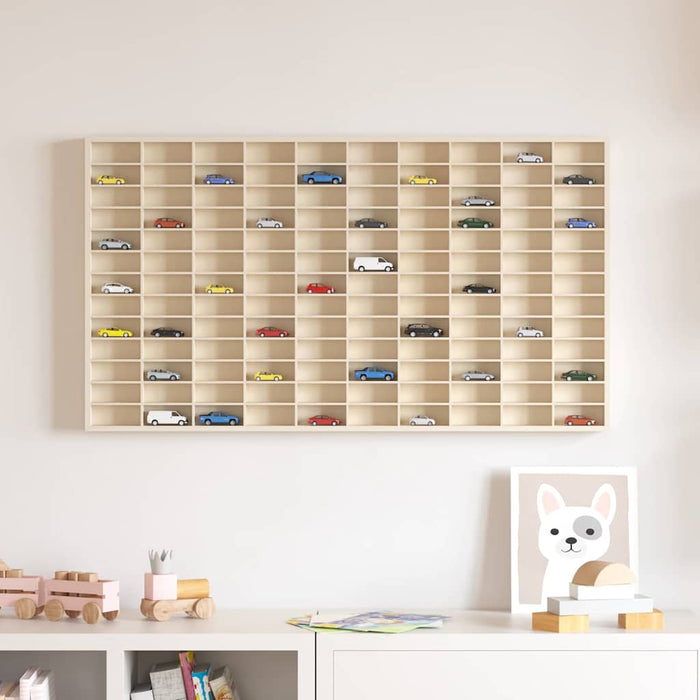 Dulap de afișare pe perete Bej 98 x 4,5 x 55 cm Lemn compozit - WALTI WALTI