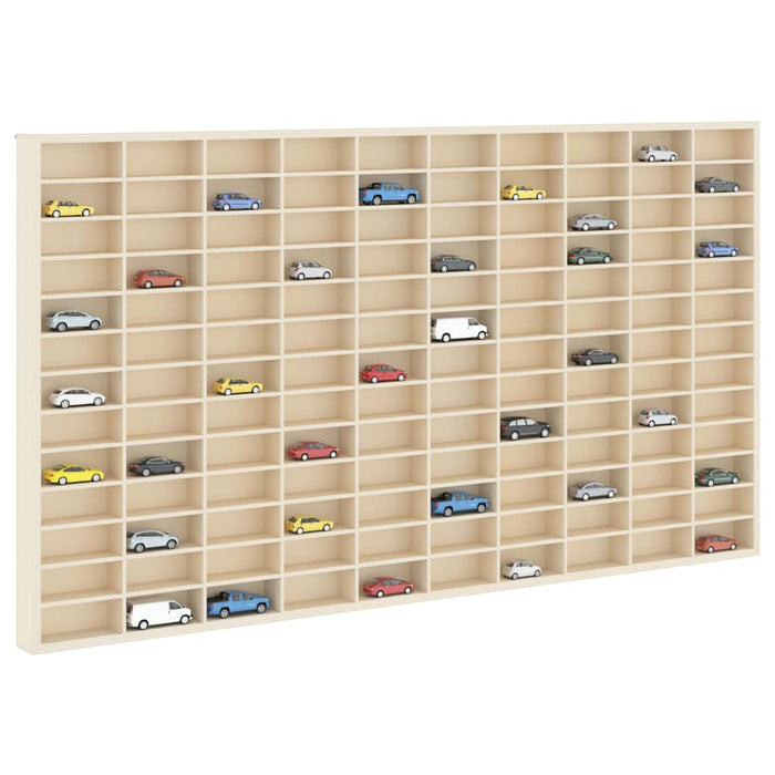 Dulap de afișare pe perete Bej 98 x 4,5 x 55 cm Lemn compozit - WALTI WALTI