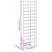 Caz pentru display Maro 21 x 4.5 x 59 cm Lemn compozit - WALTI WALTI