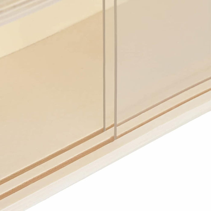 Dulap de afișare pe perete cu raft Bej 60 x 8,5 x 54 cm placaj WALTI
