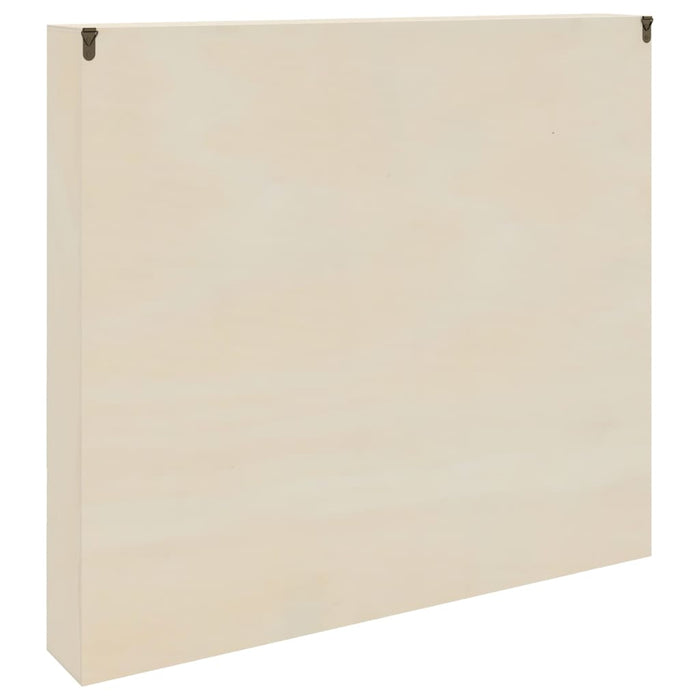 Dulap de afișare pe perete cu raft Bej 60 x 8,5 x 54 cm placaj WALTI