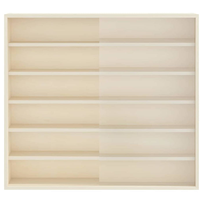 Dulap de afișare pe perete cu raft Bej 60 x 8,5 x 54 cm placaj WALTI
