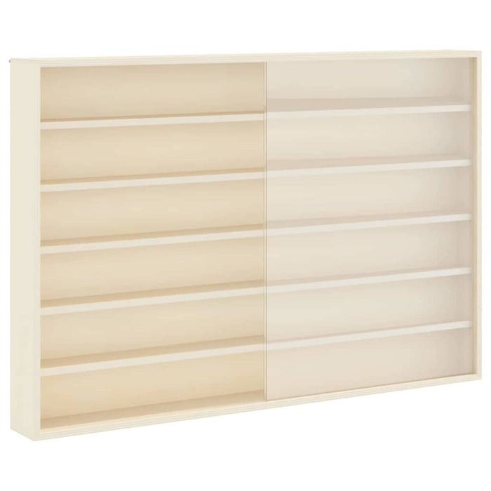 Dulap de afișare pe perete cu raft Bej 80 x 8,5 x 54 cm placaj WALTI
