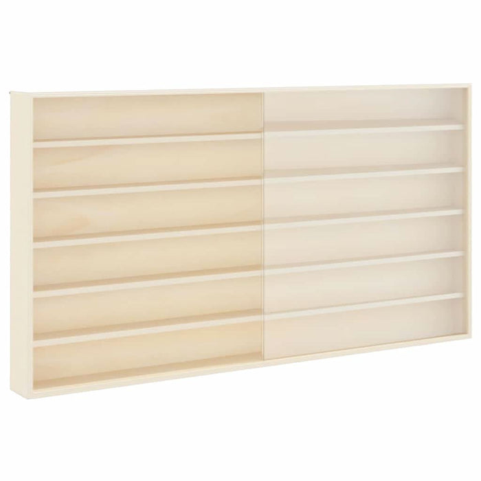 Dulap de afișare pe perete cu raft Bej 100 x 8,5 x 54 cm placaj WALTI