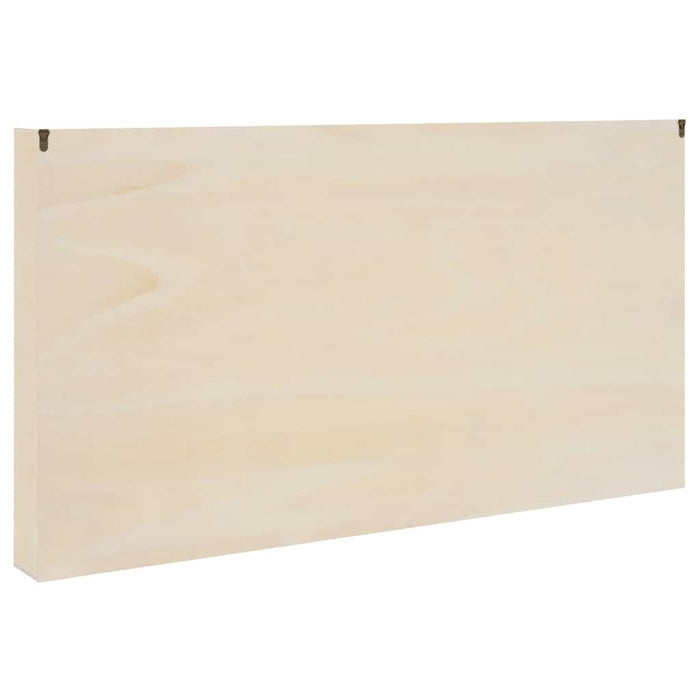Dulap de afișare pe perete cu raft Bej 100 x 8,5 x 54 cm placaj WALTI