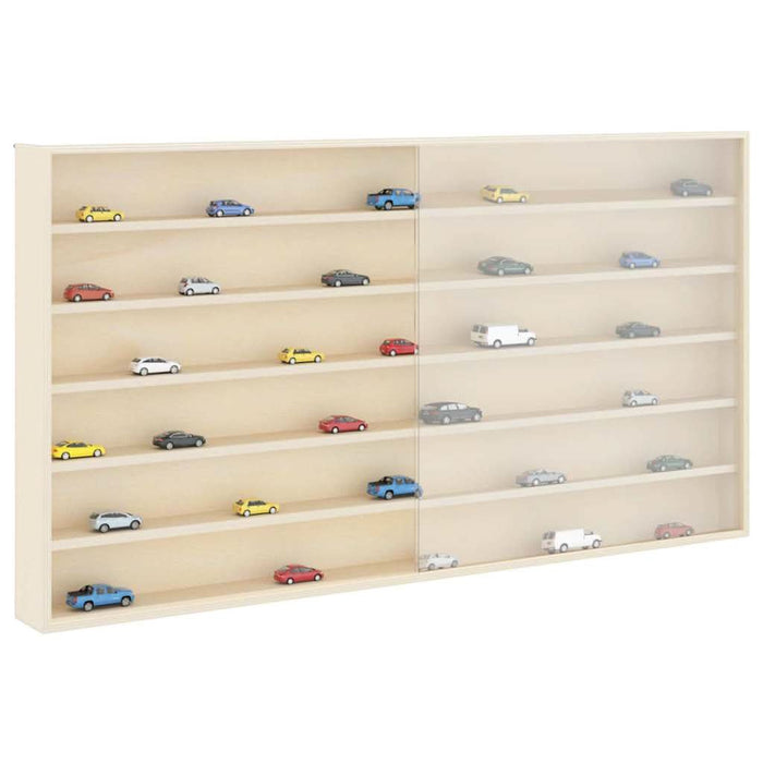 Dulap de afișare pe perete cu raft Bej 100 x 8,5 x 54 cm placaj WALTI