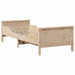Cadru de pat cu headboard Maro 80 x 200 cm Lemn compozit - WALTI WALTI