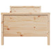 Cadru de pat cu headboard Maro 80 x 200 cm Lemn compozit - WALTI WALTI