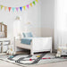 Cadru de pat cu headboard Alb 80 x 200 cm Lemn compozit - WALTI WALTI