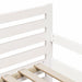 Cadru de pat cu headboard Alb 80 x 200 cm Lemn compozit - WALTI WALTI