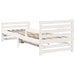 Cadru de pat cu headboard Alb 80 x 200 cm Lemn compozit - WALTI WALTI