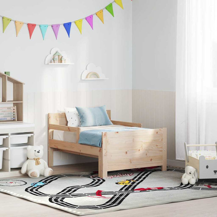 Cadru de pat cu headboard Maro 80 x 200 cm Lemn compozit - WALTI WALTI