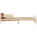 Cadru de pat cu headboard Maro 80 x 200 cm Lemn compozit - WALTI WALTI