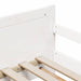Cadru de pat cu headboard Alb 80 x 200 cm Lemn compozit - WALTI WALTI