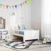 Cadru de pat cu headboard Alb 80 x 200 cm Lemn compozit - WALTI WALTI