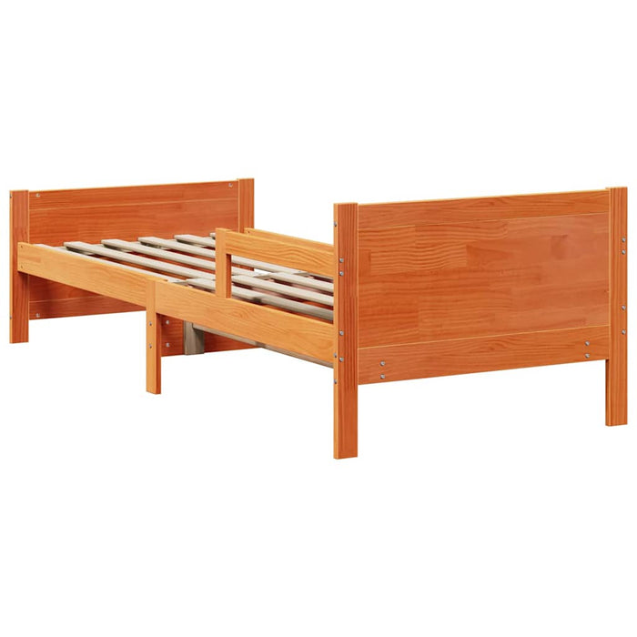 Cadru de pat Maroniu cerat 80 x 200 cm Lemn compozit - WALTI WALTI