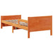 Cadru de pat Maroniu cerat 80 x 200 cm Lemn compozit - WALTI WALTI