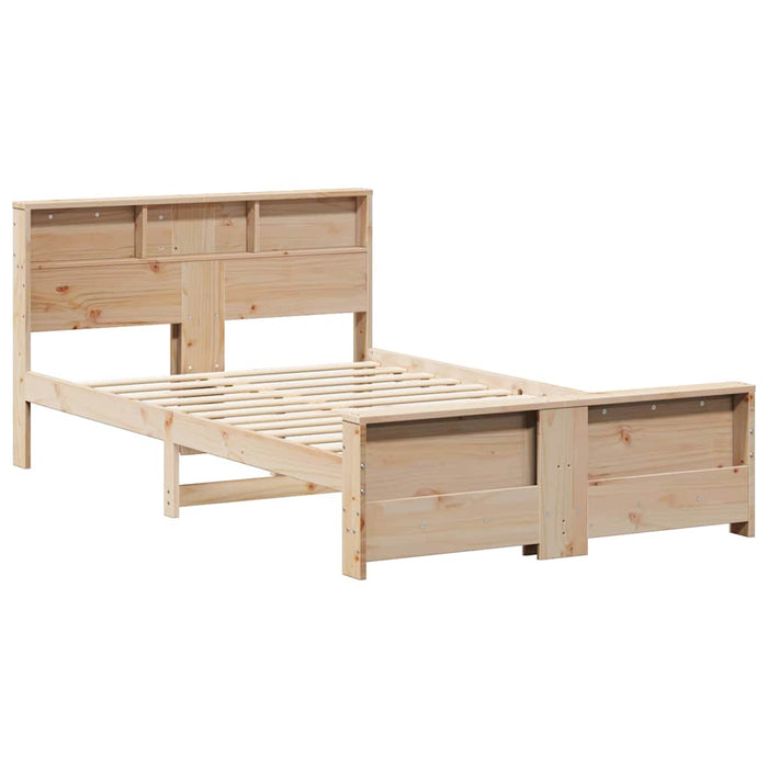 Cadru de pat cu headboard Maro 120 x 200 cm Lemn compozit - WALTI WALTI