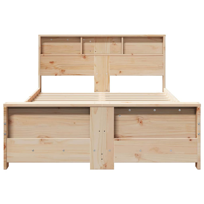Cadru de pat cu headboard Maro 120 x 200 cm Lemn compozit - WALTI WALTI