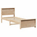 Cadru de pat cu headboard Maro 100 x 200 cm Lemn compozit - WALTI WALTI