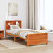 Cadru de pat Maroniu cerat 100 x 200 cm Lemn compozit - WALTI WALTI