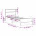 Cadru de pat Maroniu cerat 80 x 200 cm Lemn compozit - WALTI WALTI
