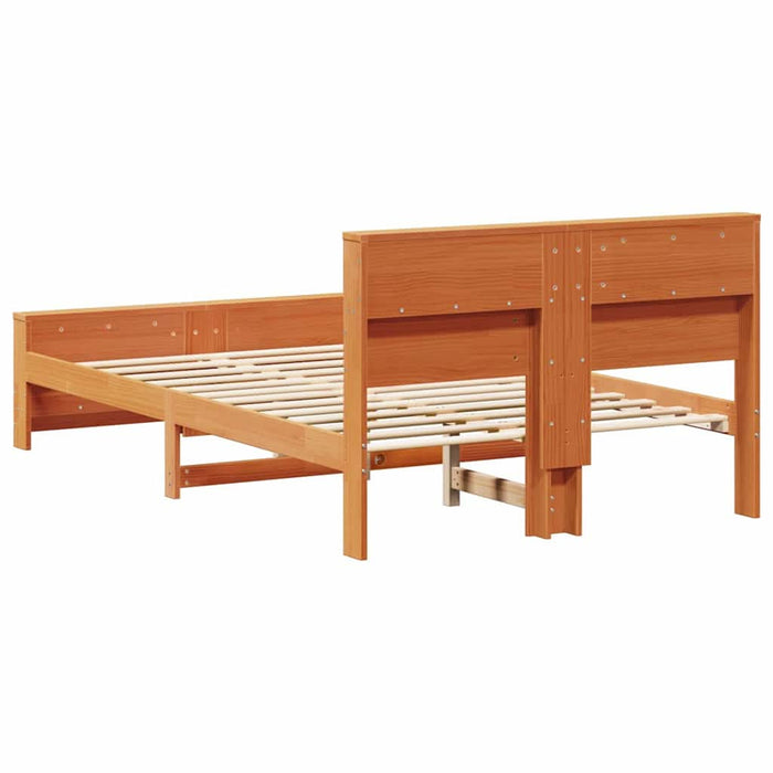 Cadru de pat Maroniu cerat 140 x 190 cm Lemn compozit - WALTI WALTI