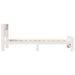 Cadru de pat cu headboard Alb 90 x 190 cm Lemn compozit - WALTI WALTI