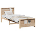 Cadru de pat cu headboard Maro 75 x 190 cm Lemn compozit - WALTI WALTI