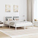 Cadru de pat Gri deschis 150 x 200 cm Lemn de pin masiv - WALTI WALTI