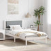 Cadru de pat Gri deschis 90 x 200 cm Lemn de pin masiv - WALTI WALTI