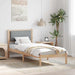 Cadru de pat Gri deschis 80 x 200 cm Lemn de pin masiv - WALTI WALTI