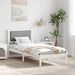 Cadru de pat Gri deschis 80 x 200 cm Lemn de pin masiv - WALTI WALTI