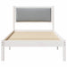 Cadru de pat Gri deschis 90 x 190 cm Lemn de pin masiv - WALTI WALTI