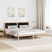 Cadru de pat cu headboard Negru 160 x 200 cm țesătură - WALTI WALTI