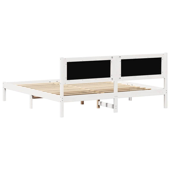 Cadru de pat cu headboard Gri deschis 160 x 200 cm țesătură - WALTI WALTI