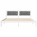 Cadru de pat cu headboard Gri deschis 160 x 200 cm țesătură - WALTI WALTI