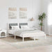 Cadru de pat cu headboard Gri deschis 150 x 200 cm țesătură - WALTI WALTI