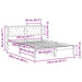 Cadru de pat cu headboard Gri deschis 140 x 200 cm țesătură - WALTI WALTI