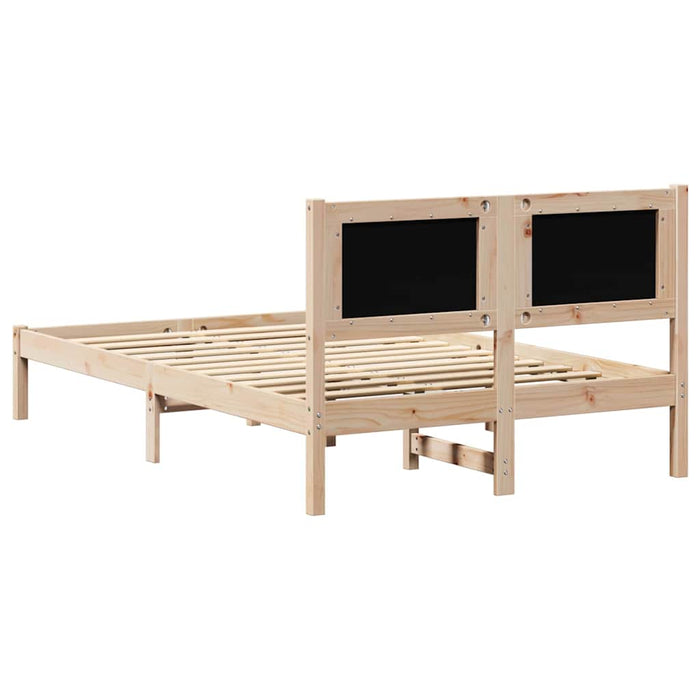 Cadru de pat cu headboard Gri închis 120 x 200 cm țesătură - WALTI WALTI