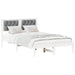 Cadru de pat cu headboard Gri deschis 120 x 200 cm țesătură - WALTI WALTI