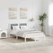 Cadru de pat cu headboard Gri deschis 135 x 190 cm țesătură - WALTI WALTI