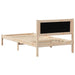 Cadru de pat cu headboard Gri închis 100 x 200 cm țesătură - WALTI WALTI