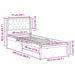 Cadru de pat cu headboard Gri deschis 80 x 200 cm țesătură - WALTI WALTI