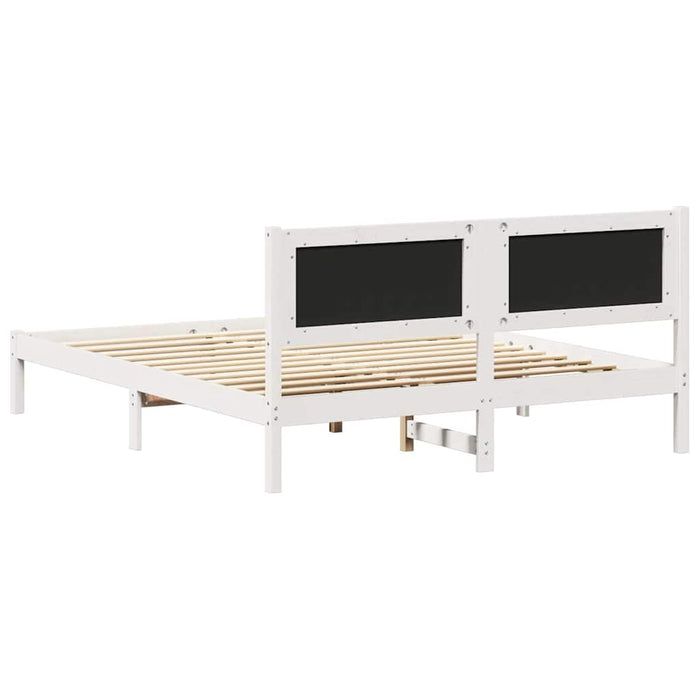 Cadru de pat cu tăblie tapițată Gri deschis 160 x 200 cm - WALTI WALTI